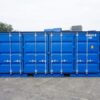 Contenedor de envío de 20′ con apertura lateral IICL6, 602 512-8 Azul