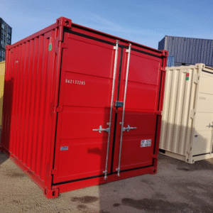 Nuevo contenedor 10′ - 3 metros - MIIU0133777 Rojo RAL3000