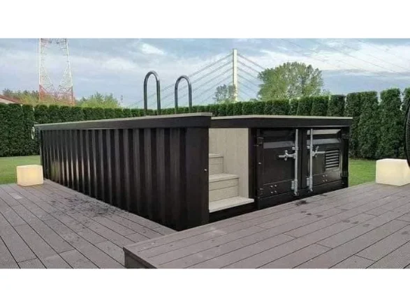 Piscina de contenedores 6 m x 2,5 m